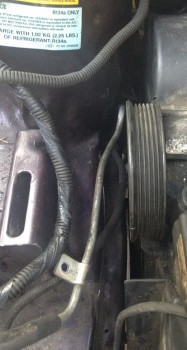 It is a tight fit, but it is a fit.  The belt will be WAY easier to change than the stock 3100...