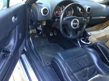 The interior is a little rough, but some replacement parts (like door-panels) were included. The P/O did INTEND to fix the car...